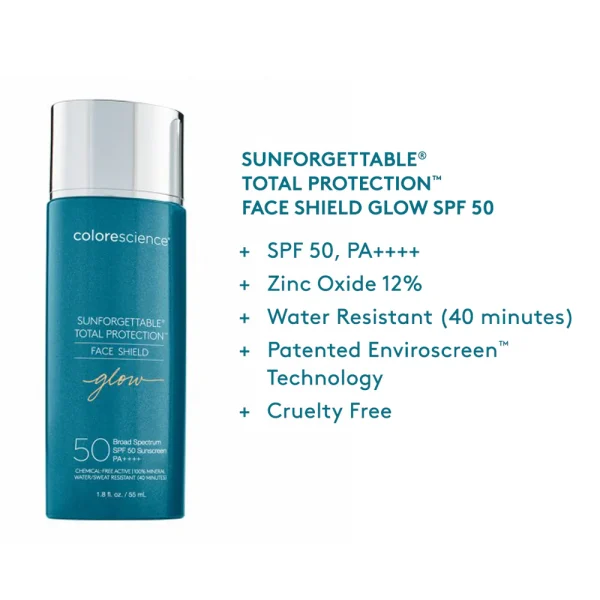 Total Protection Face Shield Glow SPF 50 55ml - Imagen 5